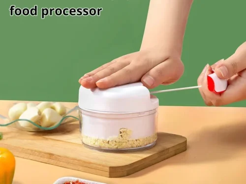 Hand Pulled Garlic Grinder In The Kitchen